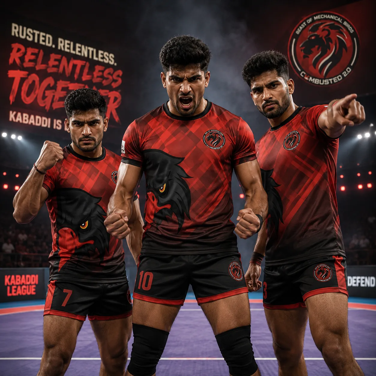 Combusted 2.0 — Kabaddi Team Jersey