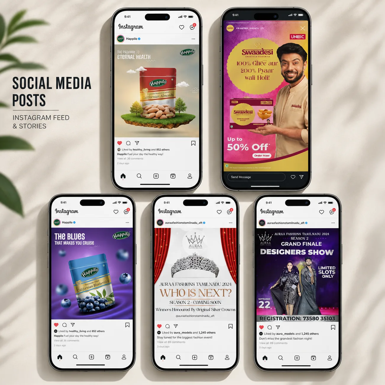 Multi-Brand — Instagram Feed & Stories