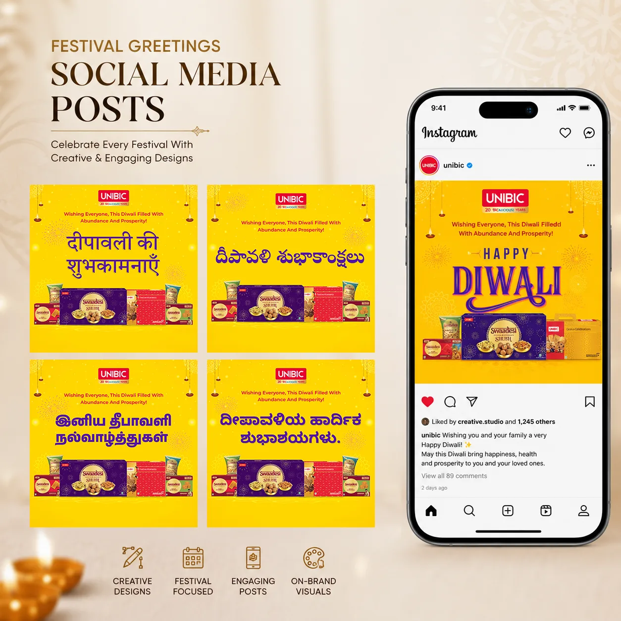 Unibic — Diwali Greetings