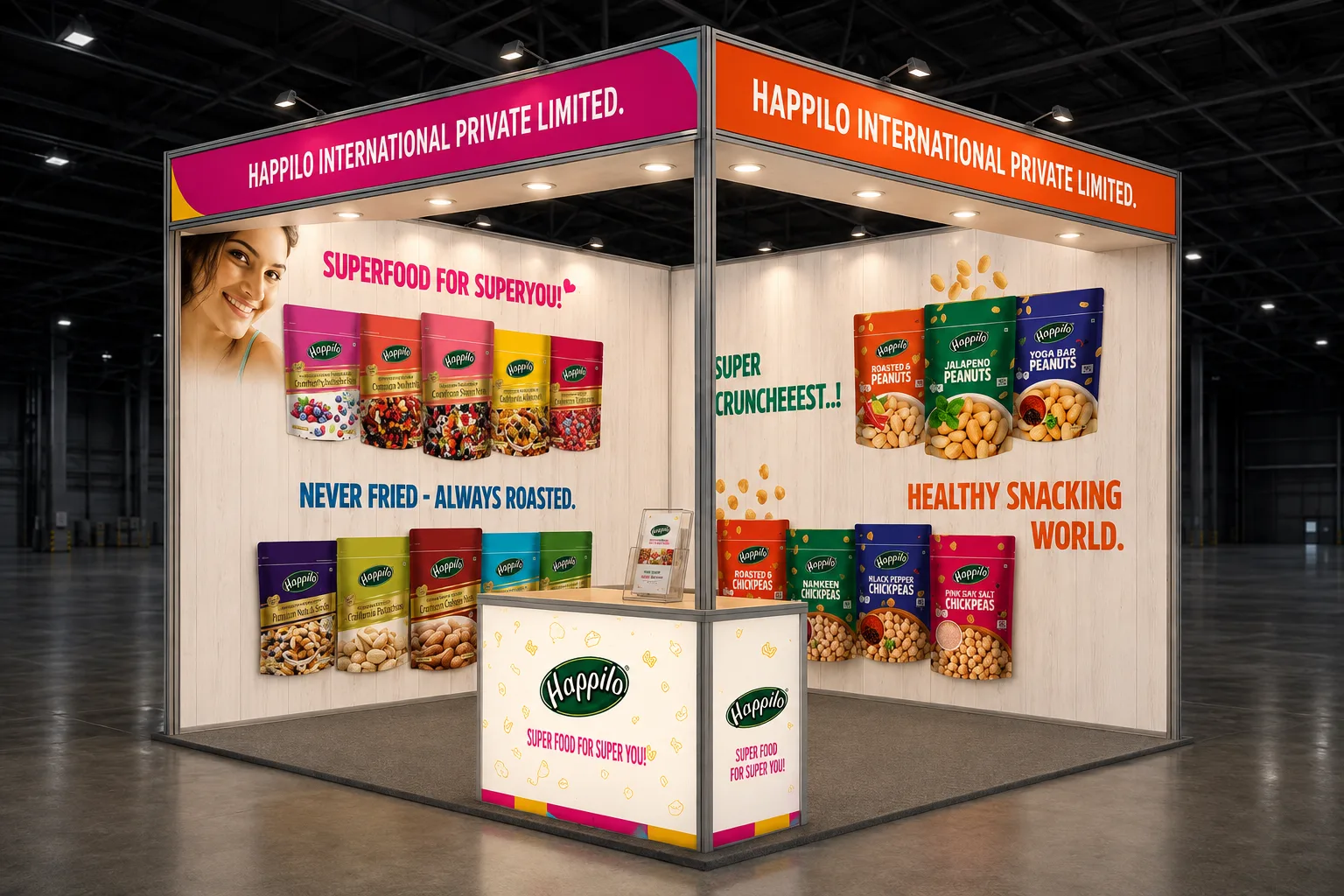 Happilo — Exhibition Booth