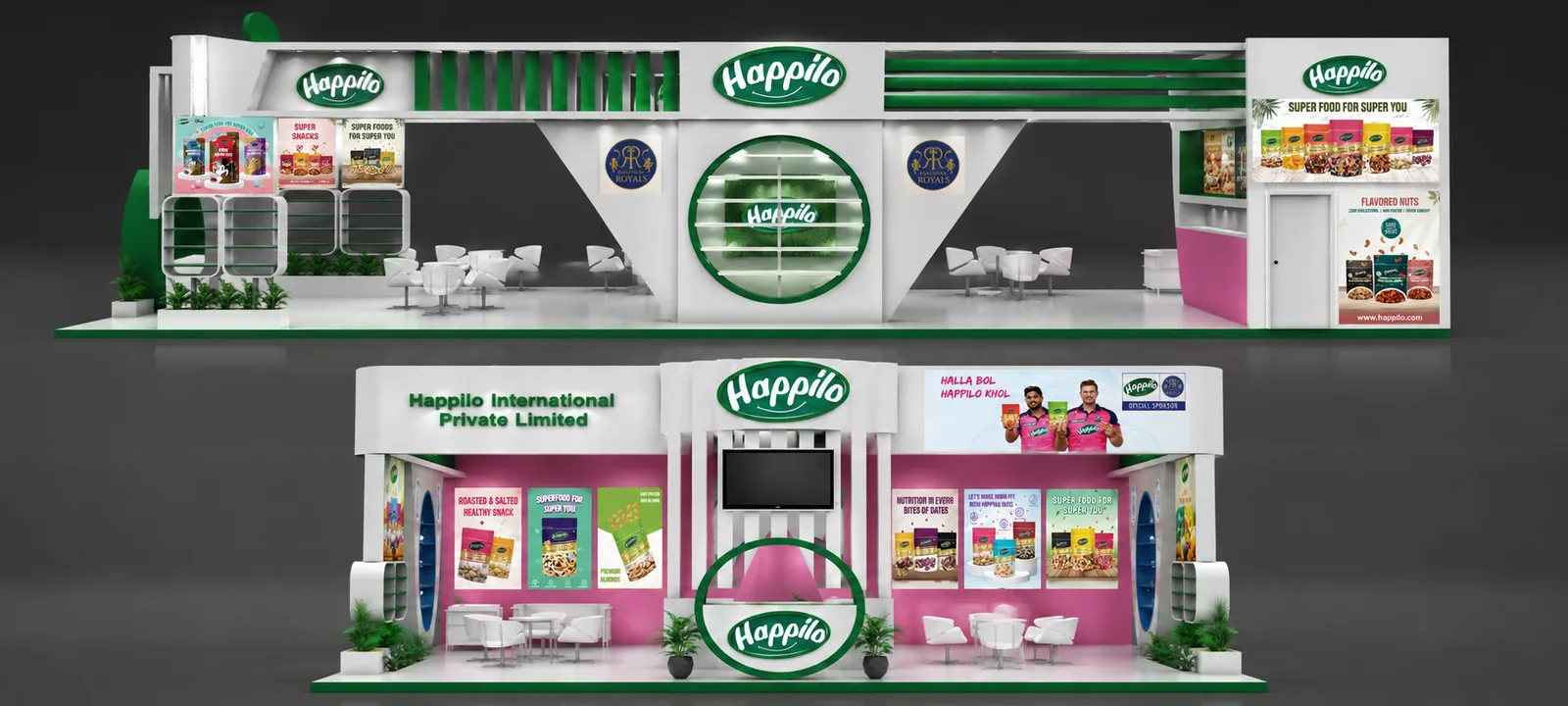Happilo — Exhibition Stall