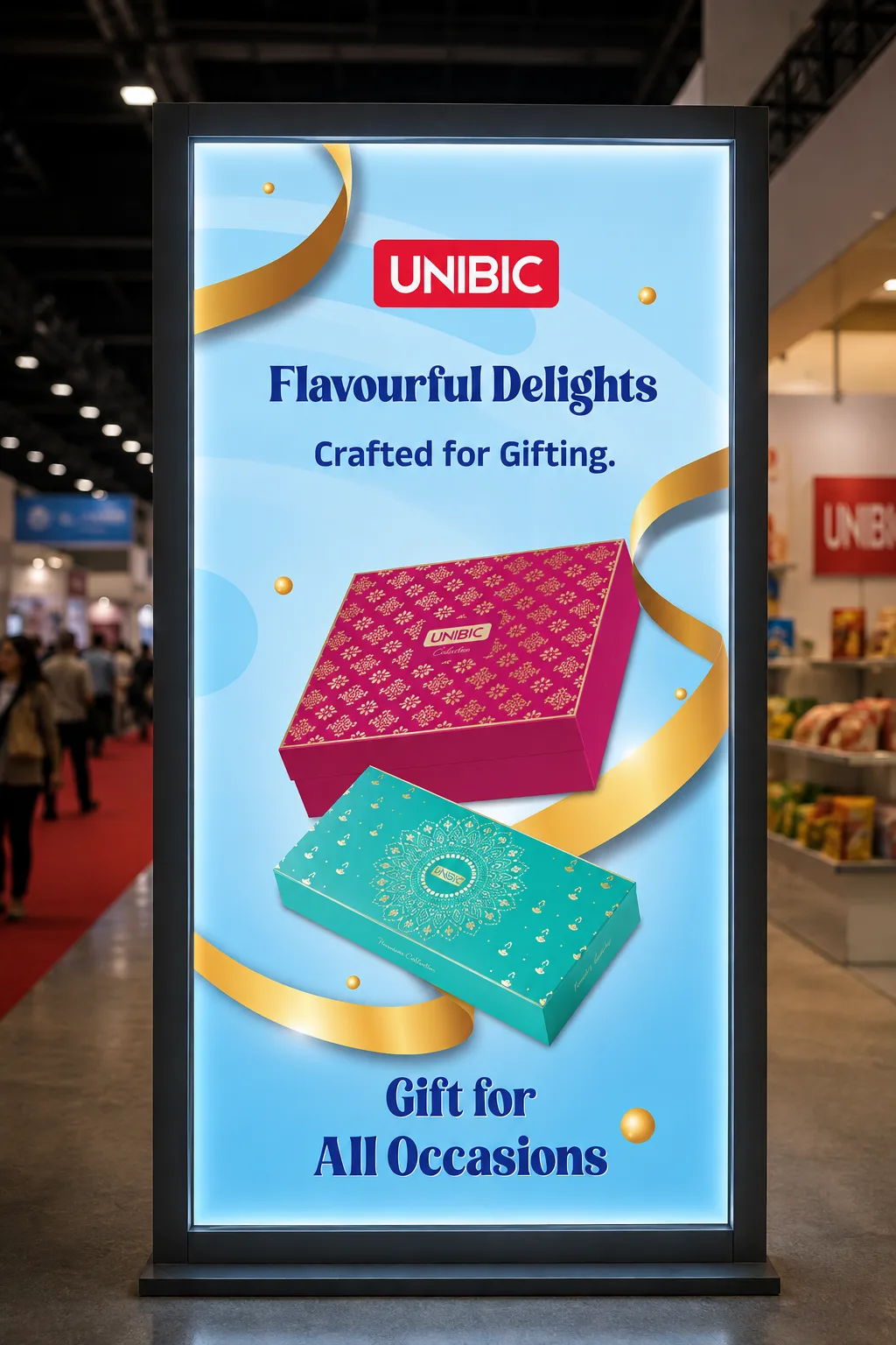 Unibic — Exhibition Standee