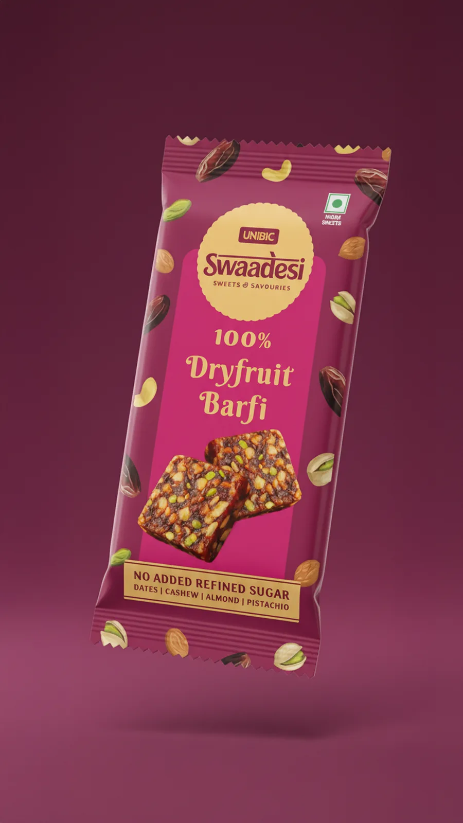 Unibic Swaadesi — Dryfruit Barfi