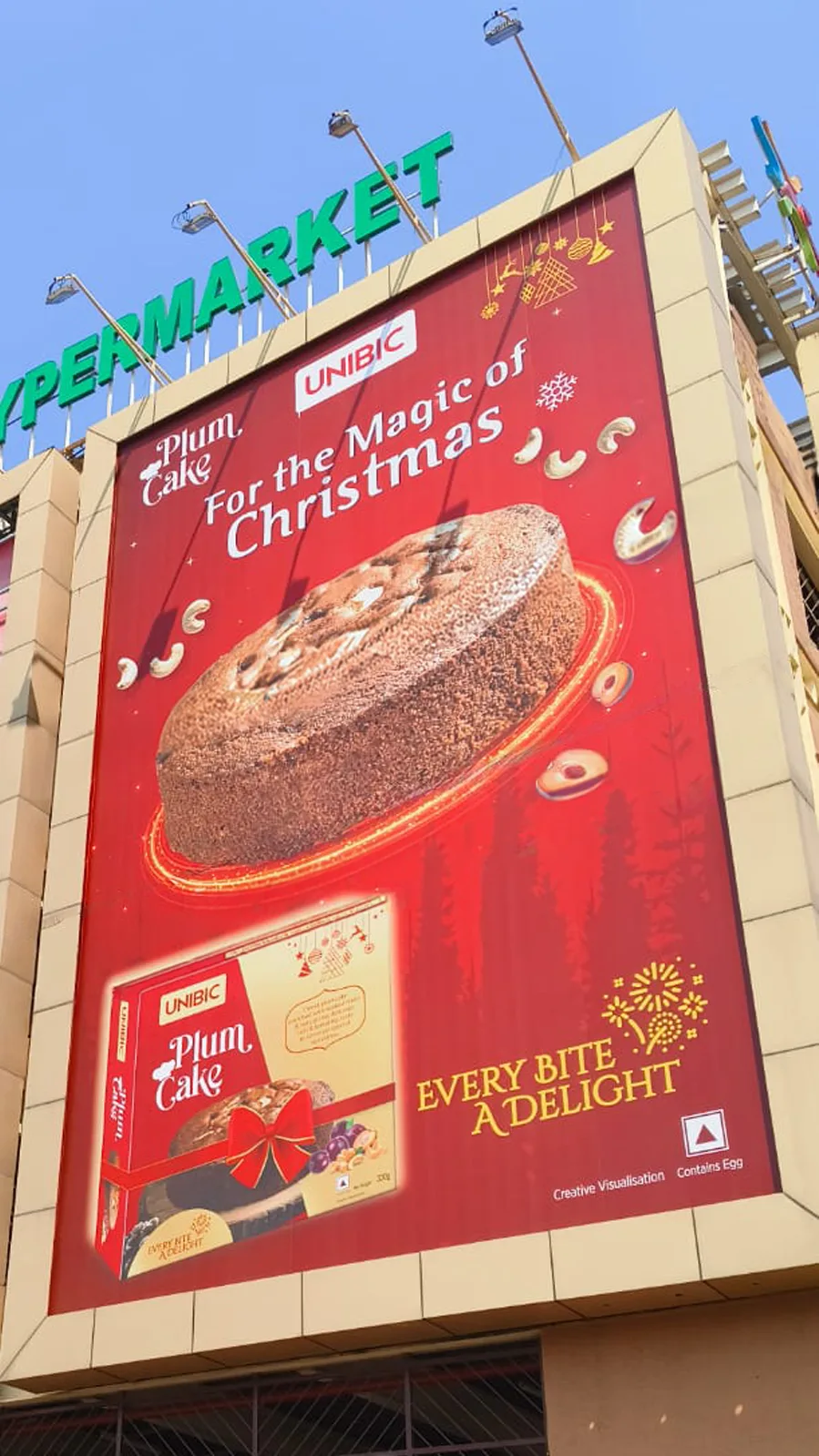Unibic Plum Cake — Christmas Billboard