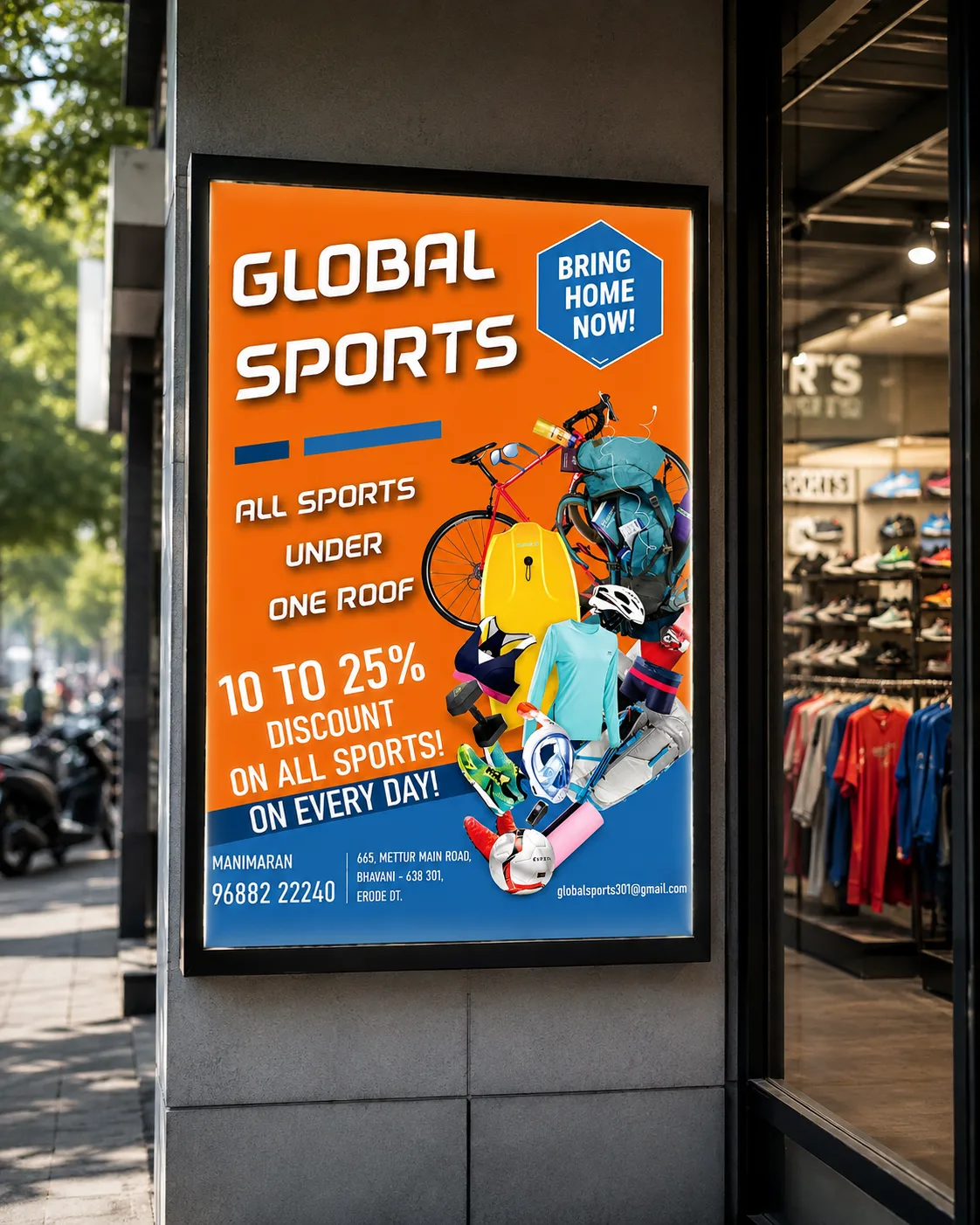 Global Sports — Store Poster